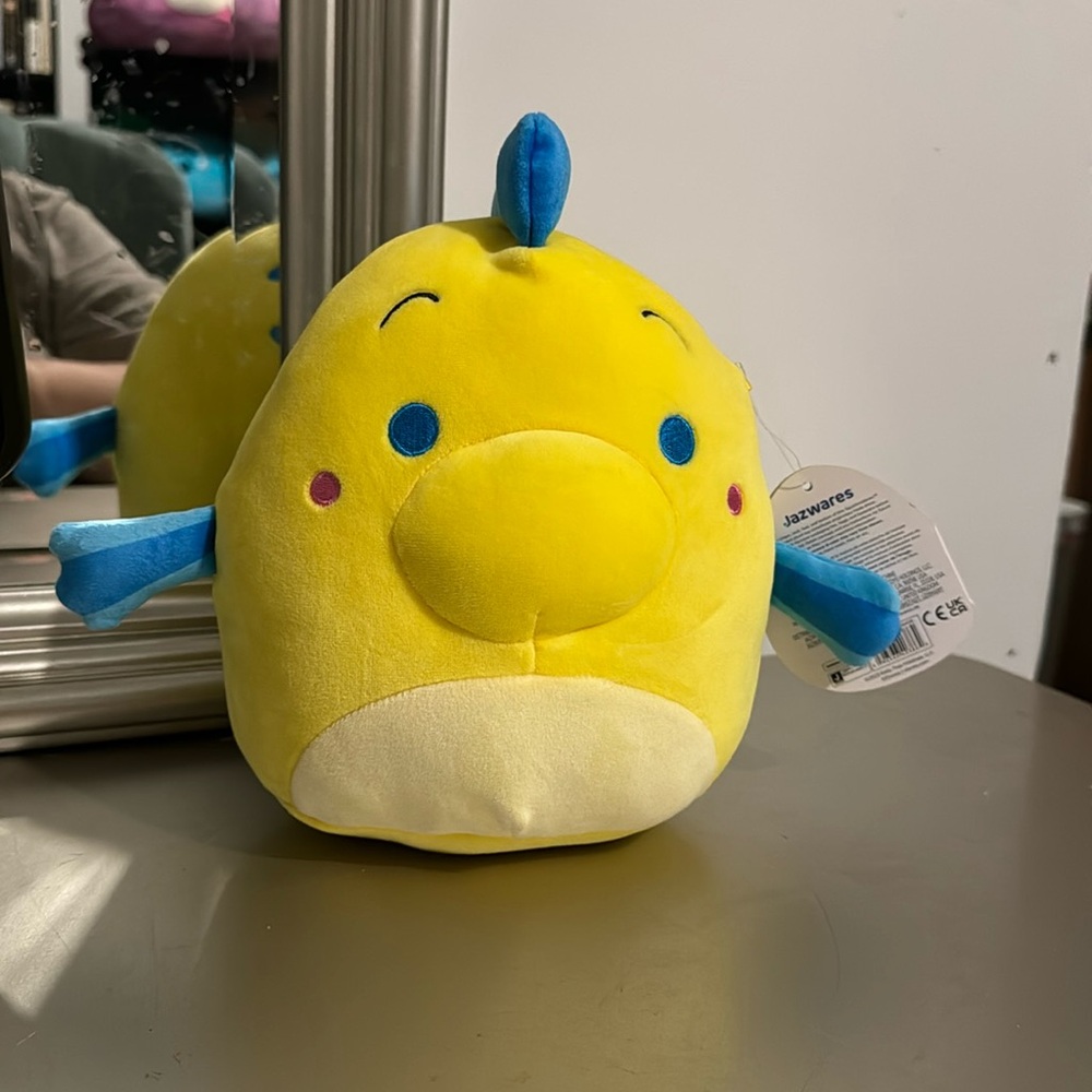Squishmallows x Disney 8 inch Flounder The Little Mermaid